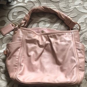 Pink Coach satchel bag